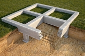 Основы технологии создания фундамента на бетонных сваях