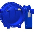 Поворотный обратный клапан с противовесом и гидравлическим приводом CP4241