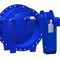 Поворотный обратный клапан с противовесом и гидравлическим приводом CP4201